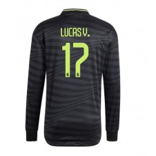 Real Madrid Lucas Vazquez #17 Tredje Tröja 2022-23 Långa ärmar